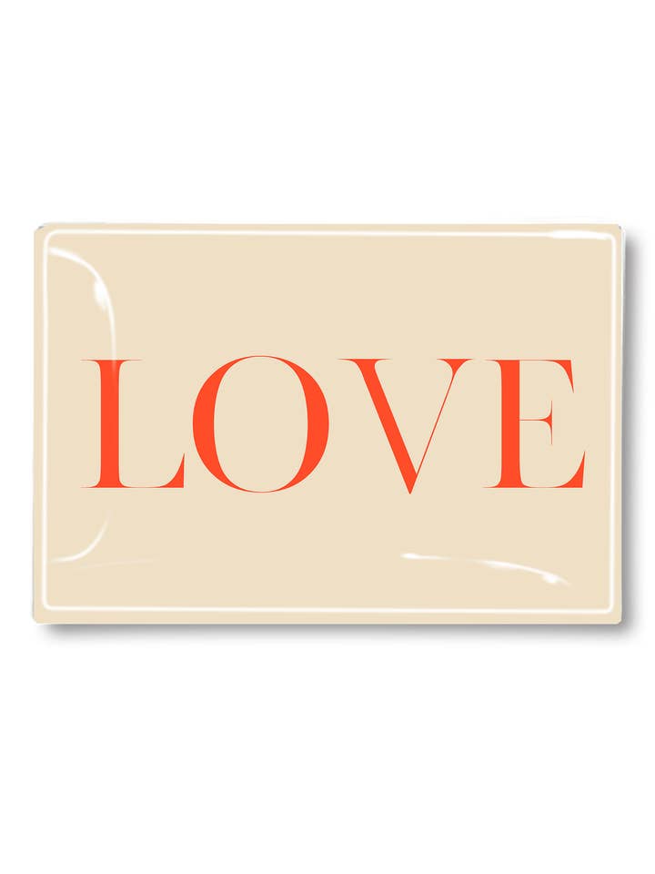 Love Manhattan Decoupage Glass Tray for wholesale by Ben's Garden