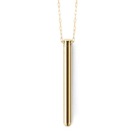 Sexology - Wholesale Sex Toy - Le Wand Necklace Vibe Rechargeable Discreet Jewelry Vibrator Gold