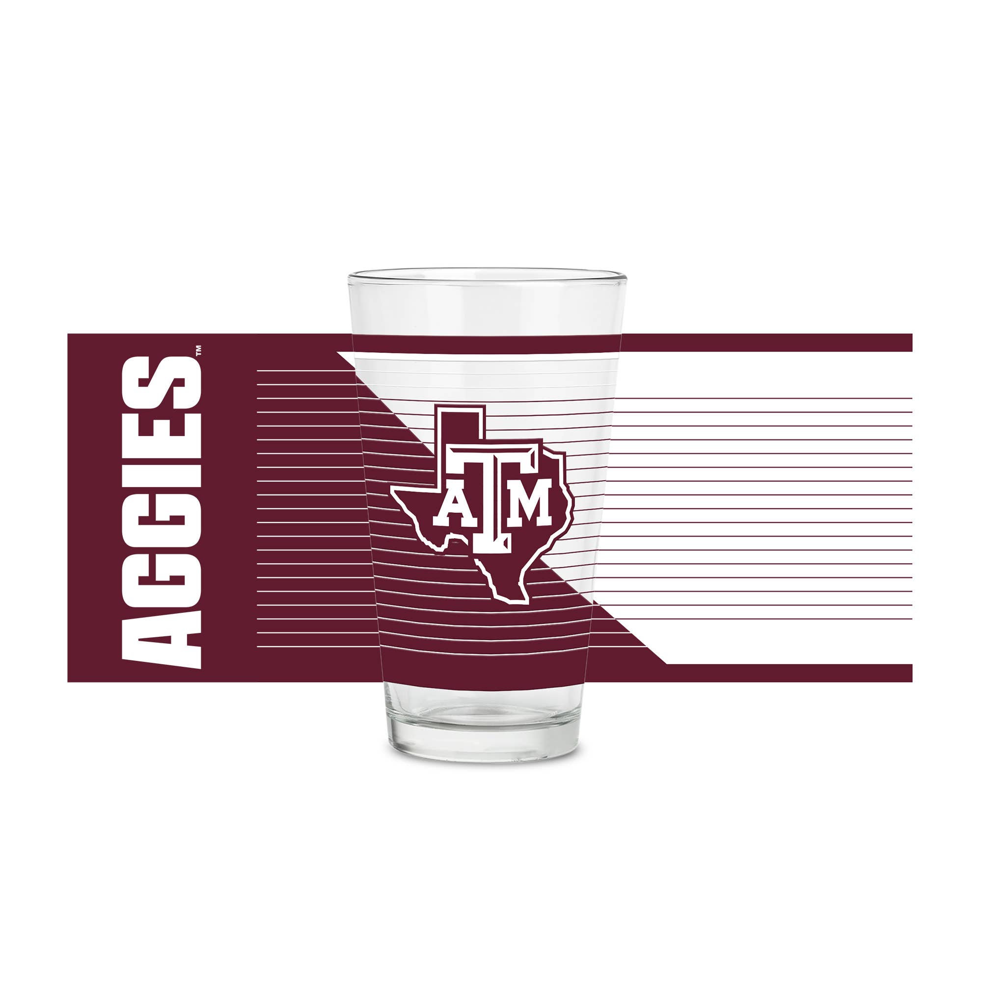 Rico Industries - Vente Verre/chope à bière - Verre à pinte 16 oz NCAA Texas A&M Aggies4