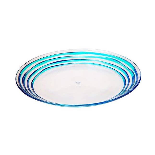 AC-0609 - 9" Dia. Swirl Design Dessert Plate for wholesale by LeadingWare