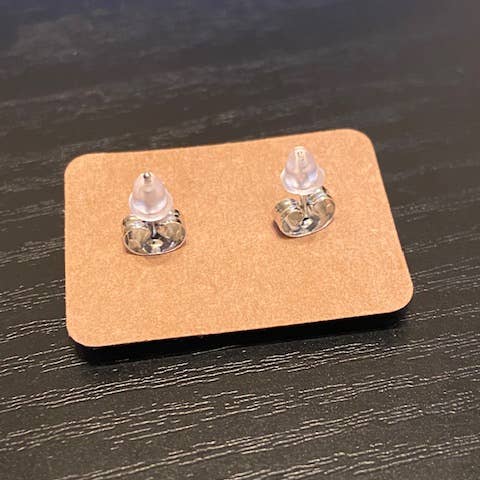 SMA Artistry Creations - Wholesale Stud/Post Earrings - 12mm Mermaid Cabochon Stud Earrings4