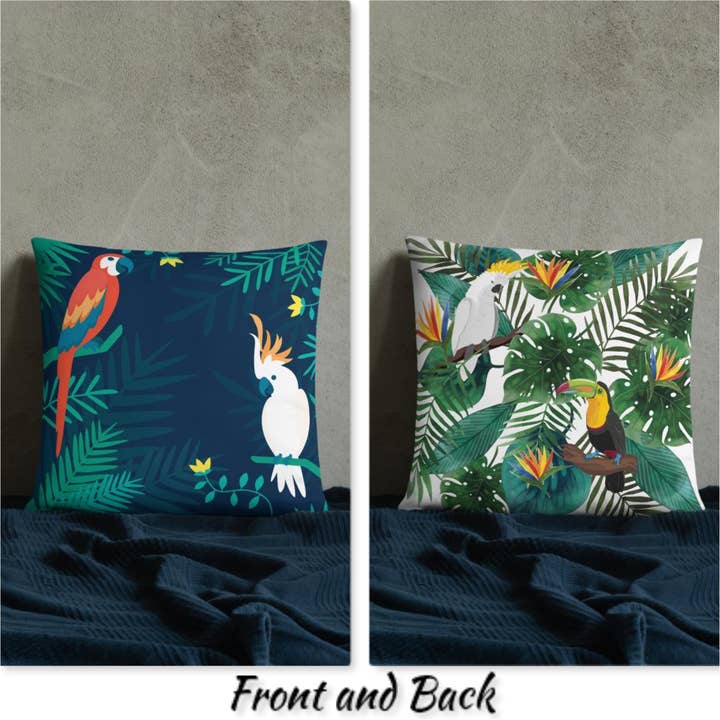 Jungle Bird Show Cushion for wholesale by Cushion Covers Store