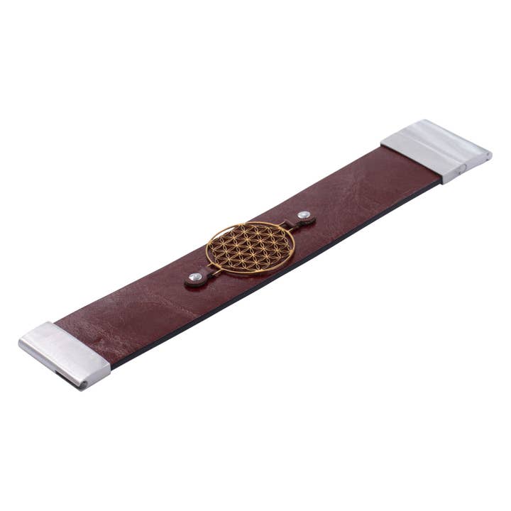 correa de piel con cierre de acero inoxidable para venta al por mayor de Bodywings