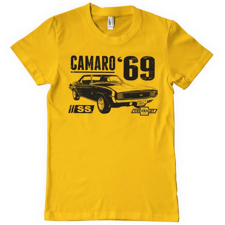 Hybris Production AB - Wholesale Screen Printed T-Shirt - Unisex - Camaro SS 1969 T-Shirt3