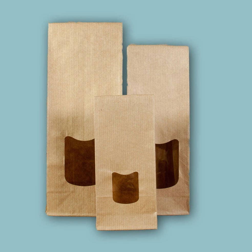 kadopapier.net - Vendita all'ingrosso Buste regalo - Buste di carta con finestra - confezione da 100 pezzi0