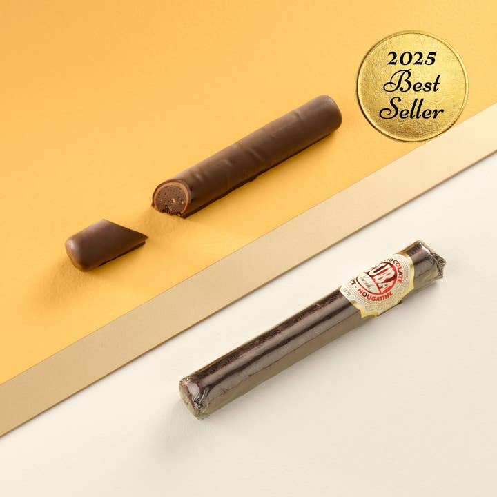 Truffle Nougatine Chocolate Cigar - Italian Luxury Chocolate for wholesale by Venchi