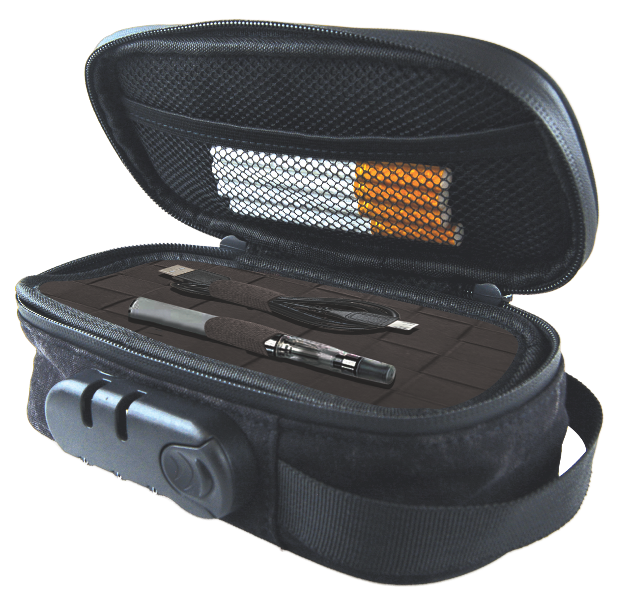 Novelty Brands - Wholesale Retailer Display - Home & Living - Smell Proof Canvas Locking Stash Bag Assortment- 6/Display4