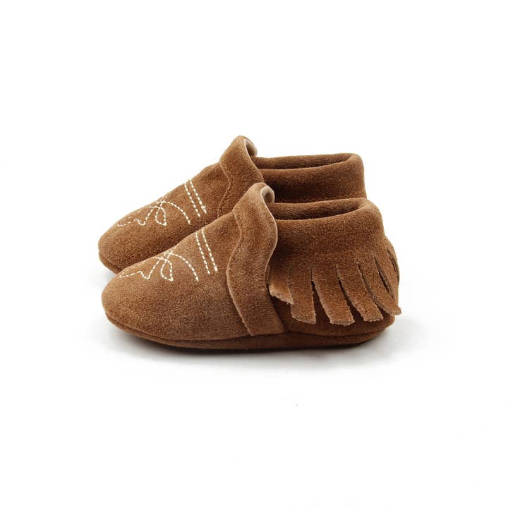Ranch Raised ® - Wholesale Booties - Baby - Boot Mocc - Brown Suede6