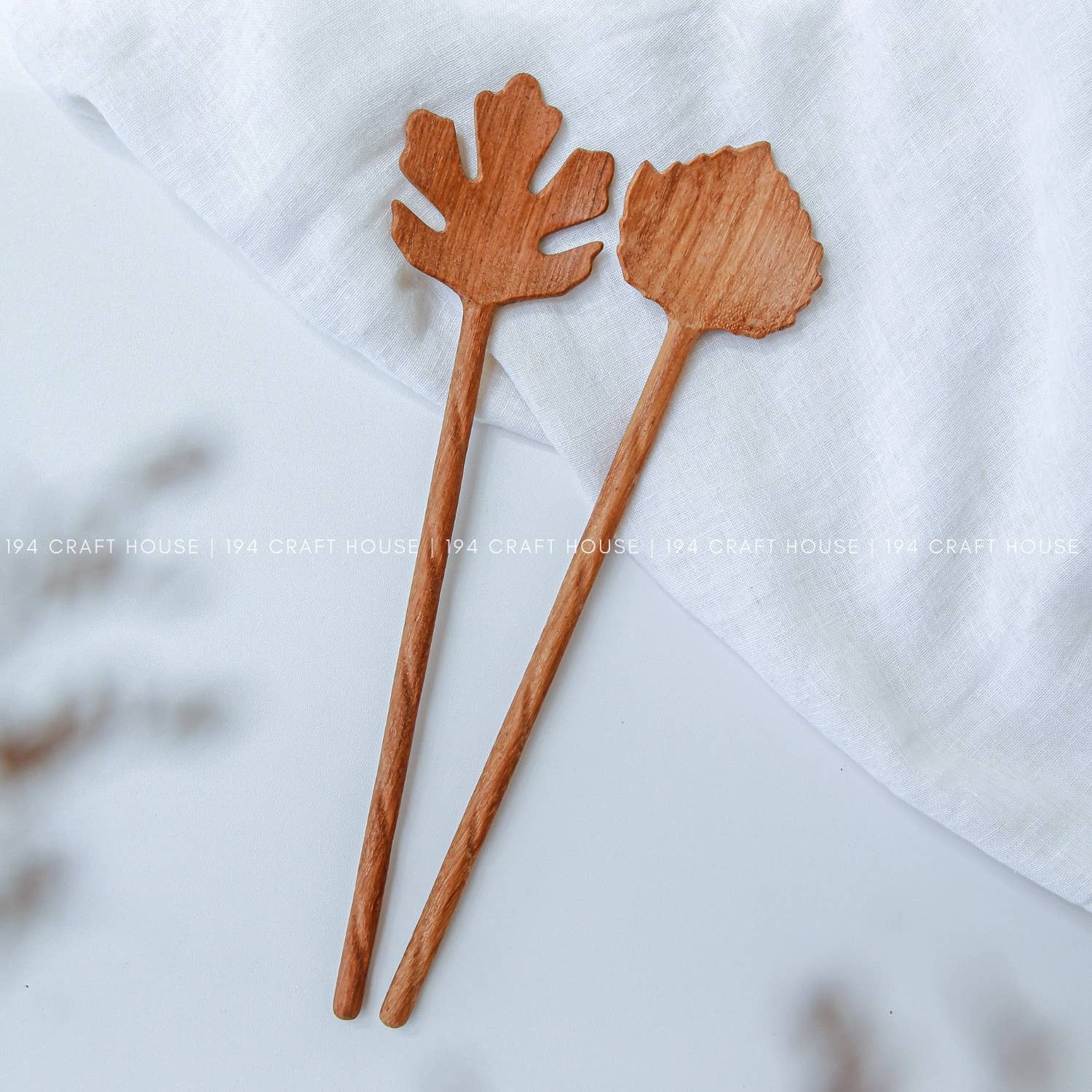 194 Craft House – Großhandel Servierbesteck – Holz-Salatzangen – Küchen-Servierbesteck24