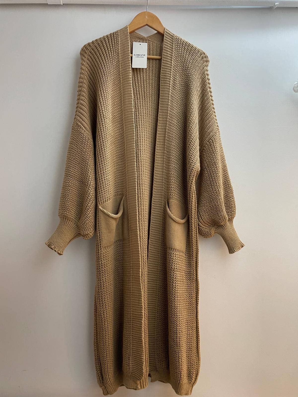 LORIANE - Wholesale Cardigan - Women's - 2268 Long knitted cardigan4