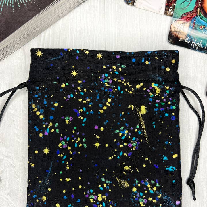 Threads of Tarot - Wholesale Card Holder - Unisex - Speckled Metallic Tarot Card Bag 2