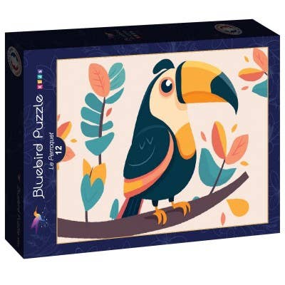 Bluebird Puzzle - Wholesale Puzzle - Kids - 12-Piece Puzzle - The Parrot