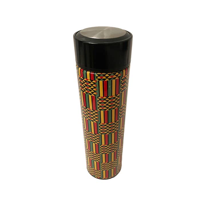 Maasai Print Insulated Water Bottle for wholesale by Gitzell FairTrade