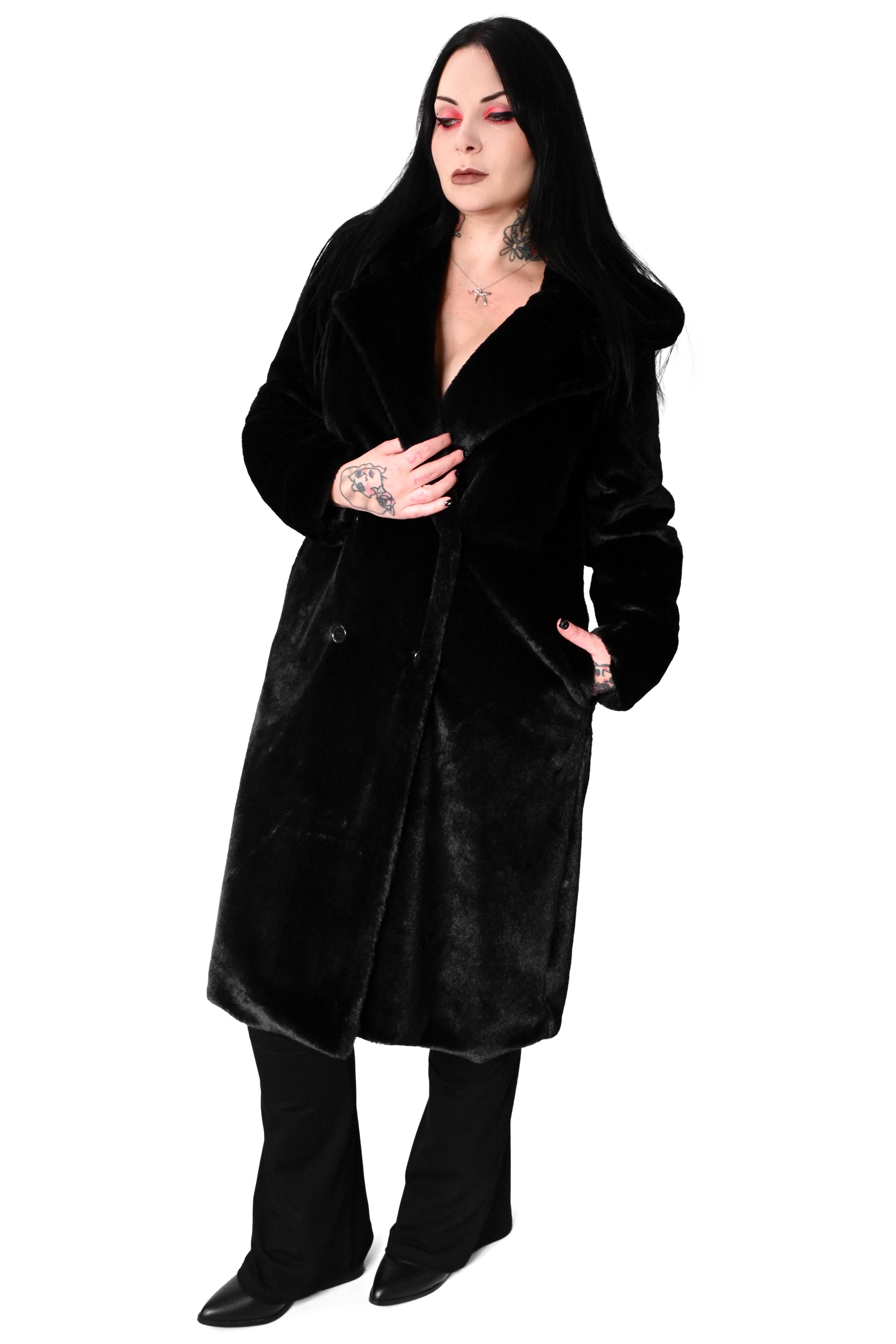 Foxblood - Wholesale Fur/Faux Fur Coat - Women's - Thora Faux Fur Coat10