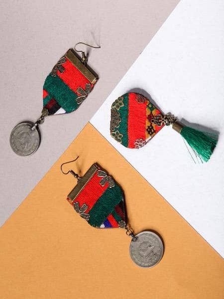 Tulip brooch and earrings for wholesale by Shirin Persia