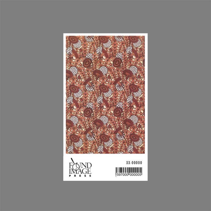 Found Image Press - Wholesale Sticker - Sticker DA-851 Wallpaper with Flowers and Seedpods1
