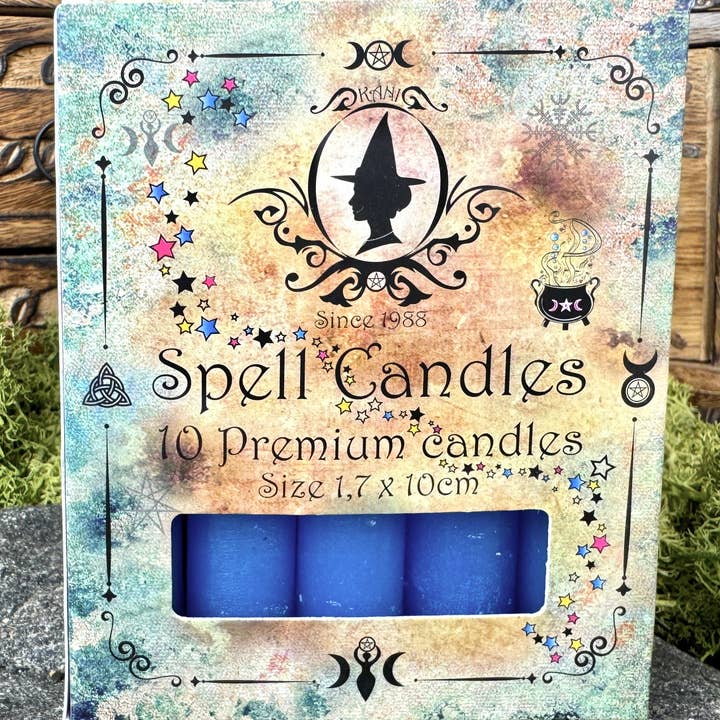 Velas de hechizo Azul Claro - Sanación y Paz/ 1,7x10cm para venta al por mayor de Kani NaturApotek AB