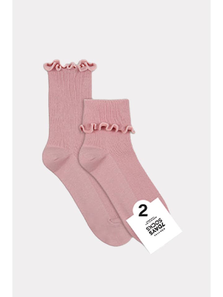 7DAYSSOCKS - Wholesale Socks - Women's - Women's Crew Frill Socks