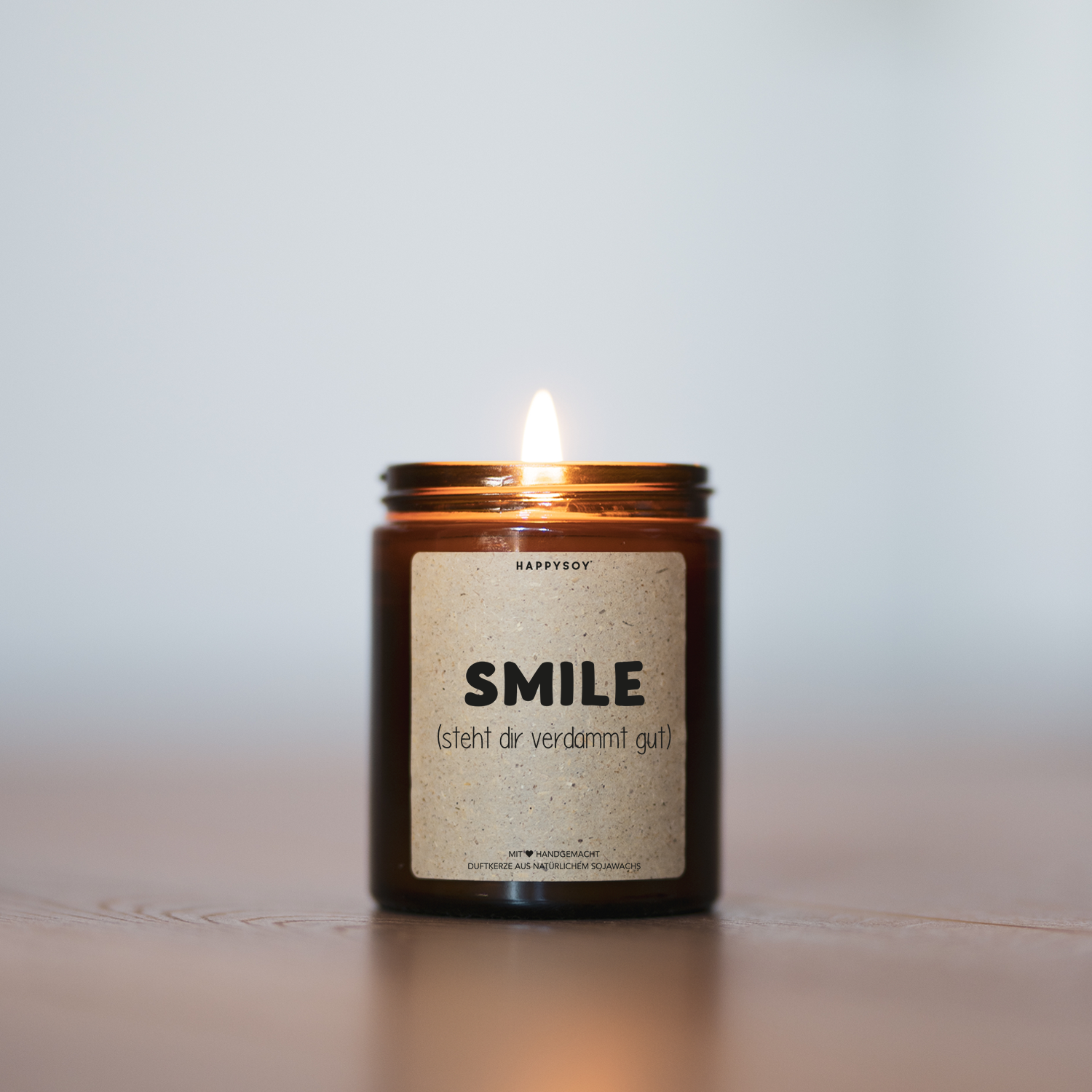 Happysoy - Wholesale Jar/Filled Candle - Scented candle - smile. (looks damn good on you:)4