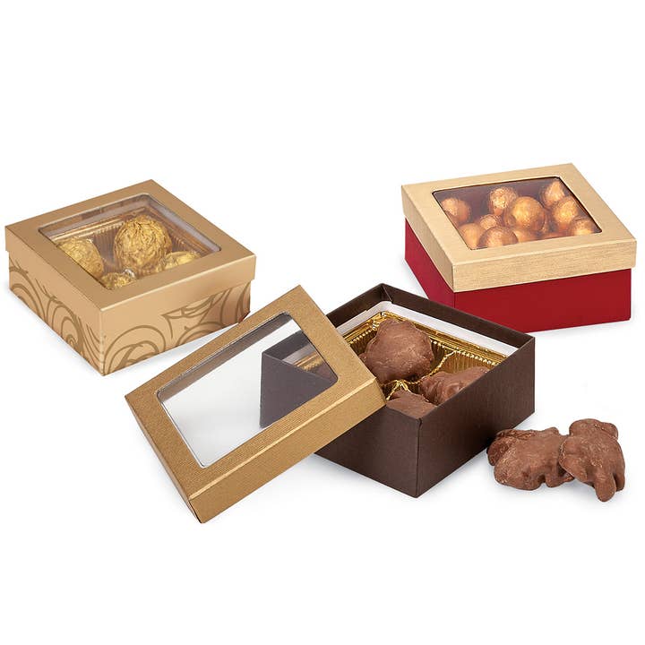 Rigid Window Candy Boxes for wholesale by Nashville Wraps