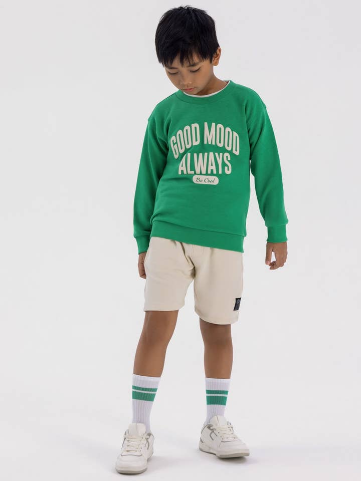 Sweat-shirt à col rond surdimensionné pour garçons pour la vente par Minoti sp. z o.o.