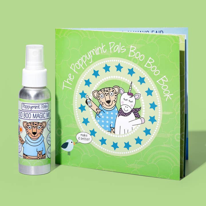Boo Boo Magic Mist & Boo Boo Book Gift Set for wholesale by Poppymint Pals
