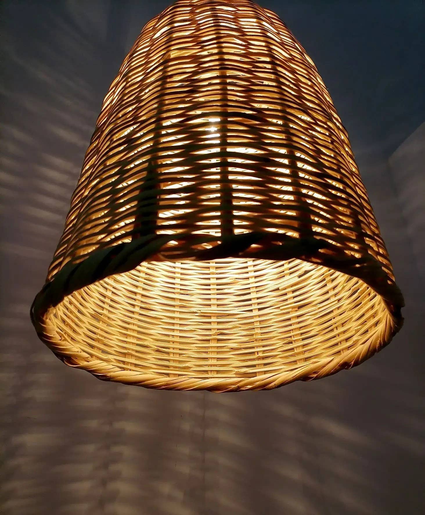 Etnico del Mondo - Wholesale Chandelier/Hanging Light - Natural Rattan Chandelier Moroccan Handicraft #113