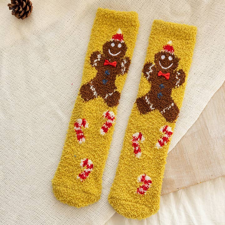 MKS America - Wholesale Socks - Women's - Cozy Christmas Fleece Socks4