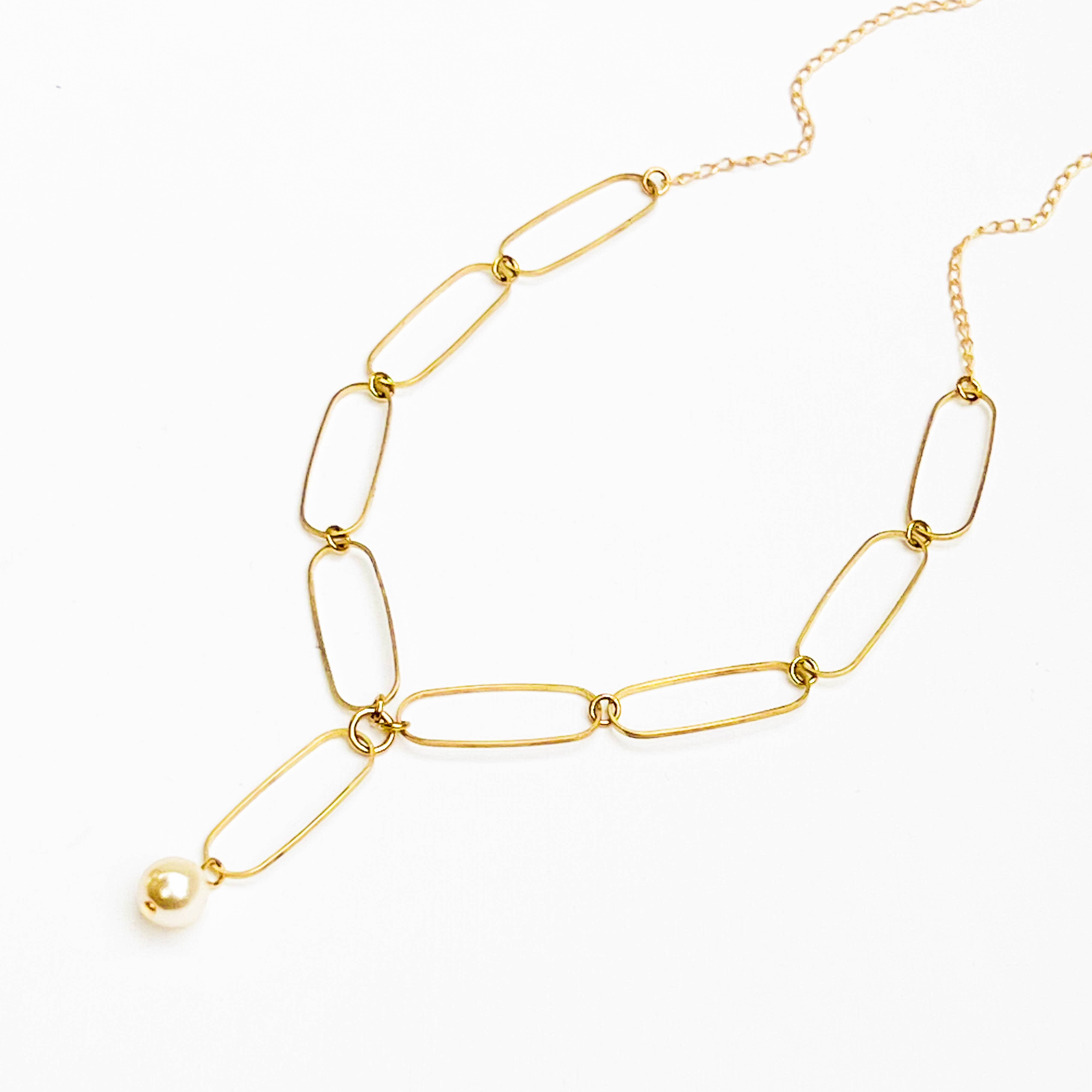 Nest Pretty Things - Vente Colliers à pendentif - Collier Trombone Et Perle3