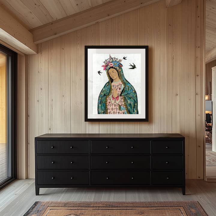 Impresión artística | Arte de pared con iconos religiosos | SEÑORA DE GUADALUPE para venta al por mayor de Dolan Geiman