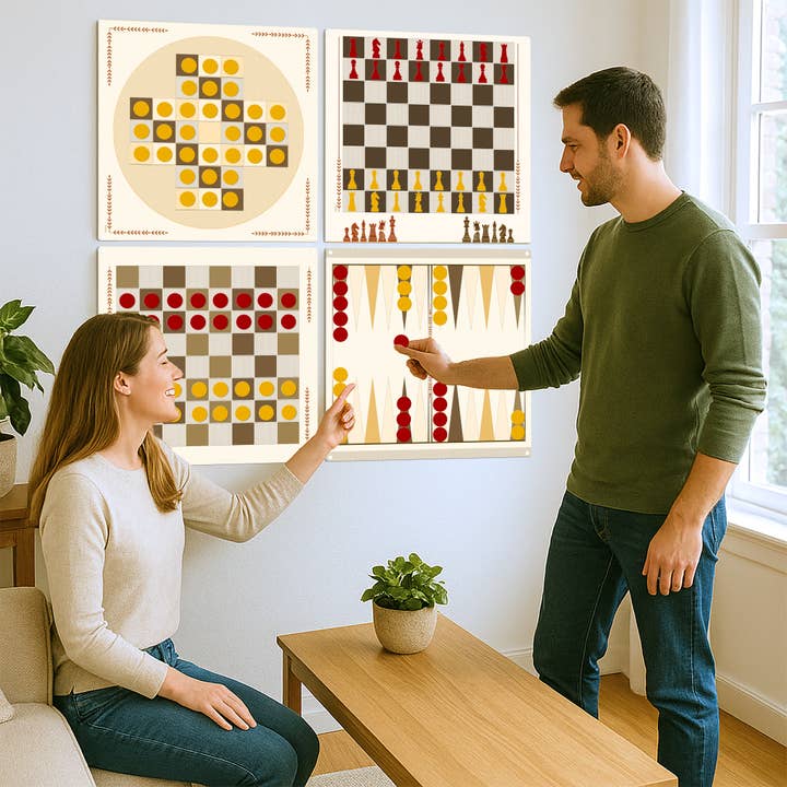 Magnetic Game Set: Chess, Checkers, Backgammon & Solitaire for wholesale by Archtwain