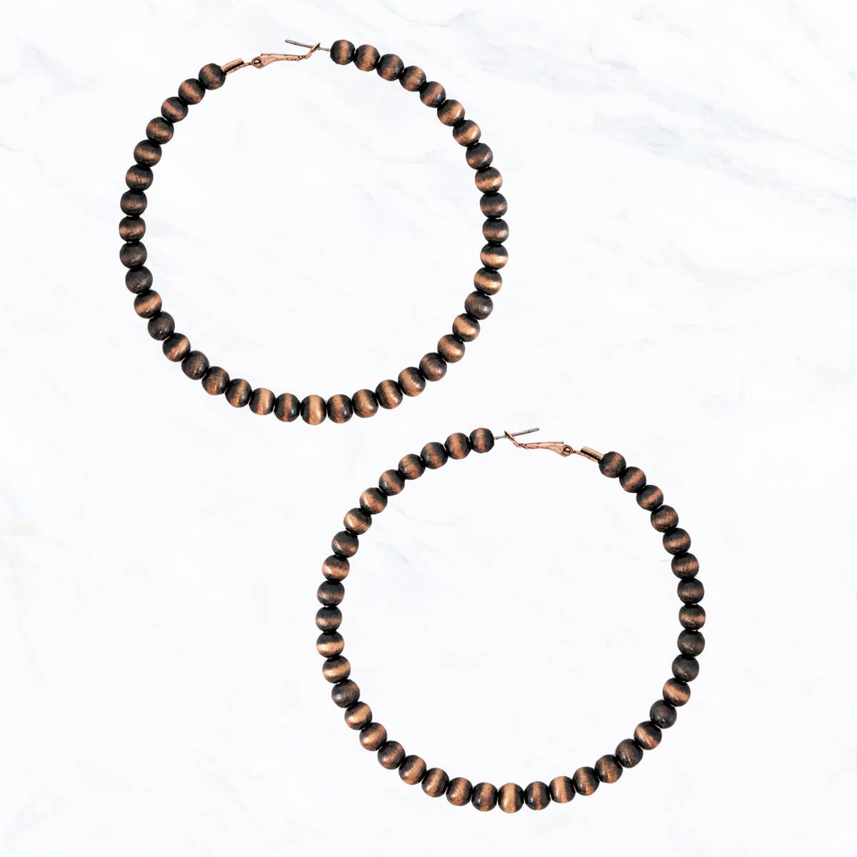 Suzie Q USA - Wholesale Hoop Earrings - 5.5MM Western Pearl Hoop Earrings0