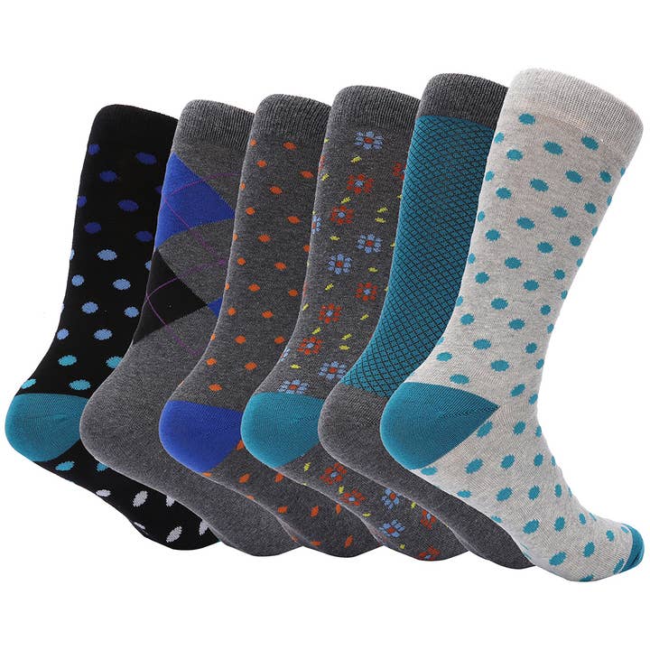 Spiffy Design Dress Socks for wholesale on Faire
