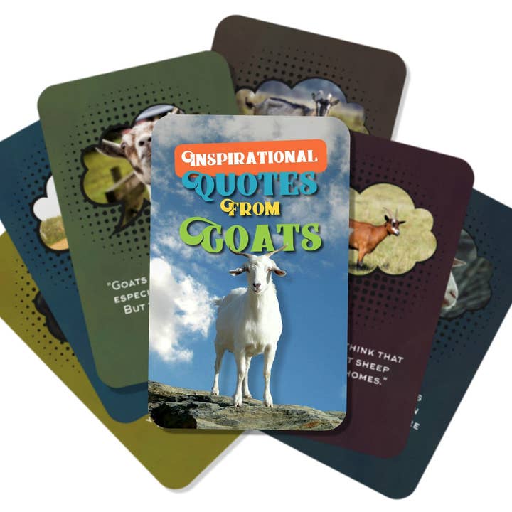 Ibiza Tarot USA - Wholesale Stationery/notecard set - Inspirational Quotes from Goats - Inspirational cards2