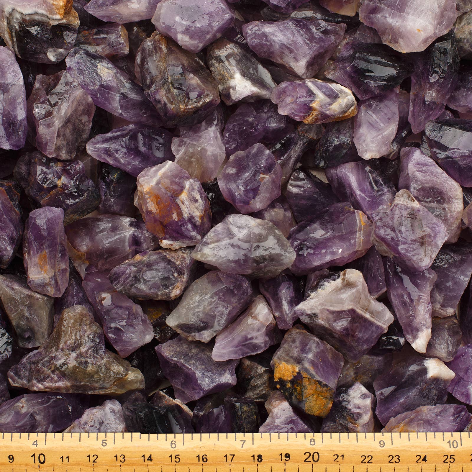 Fantasia Mining - Wholesale Spiritual Stone/Crystal - Rough Chevron Amethyst - India - Raw Natural Stones (1 lb)2