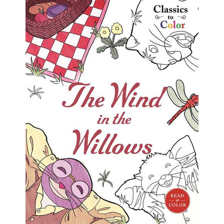 Classics to Color: The Wind in the Willows by Racehorse Publishing for wholesale by Simon & Schuster