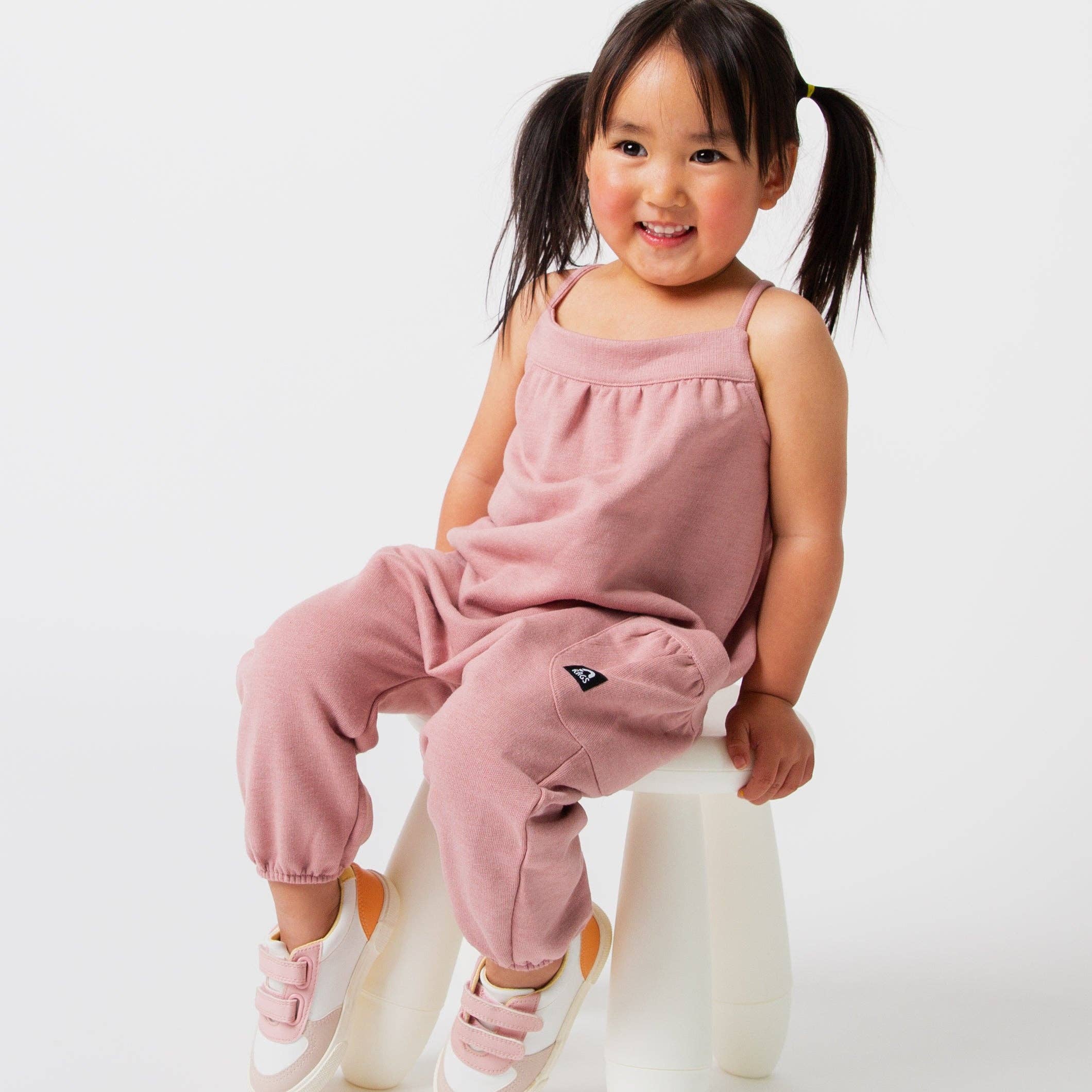 RAGS - Wholesale Jumpsuit - Kids - Strappy Jumper - Blush4