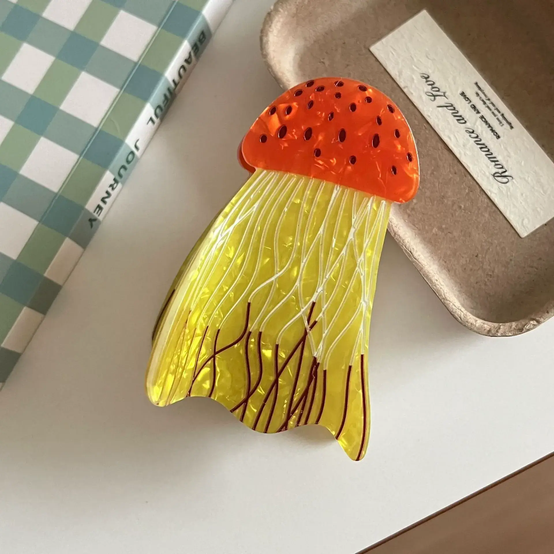 Otterware - Wholesale Hair Clip - Women's - Whimsical Acrylic Jellyfish Hair Claw Clips | Starry Ocean S11