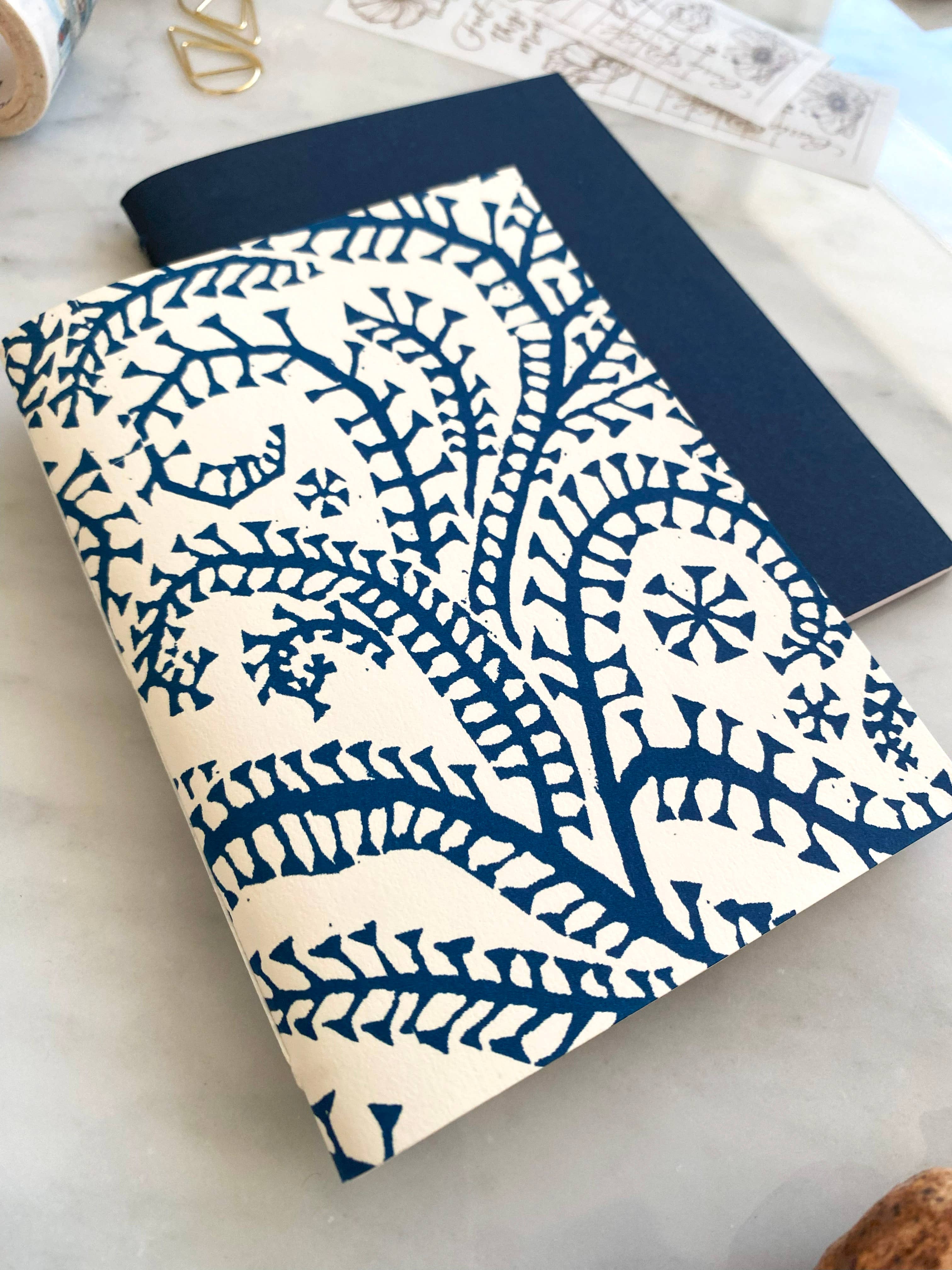 PAPERCROWN NI – wholesale Anteckningsbok – Resedagbok Passinsatser - Marinmönstrad1