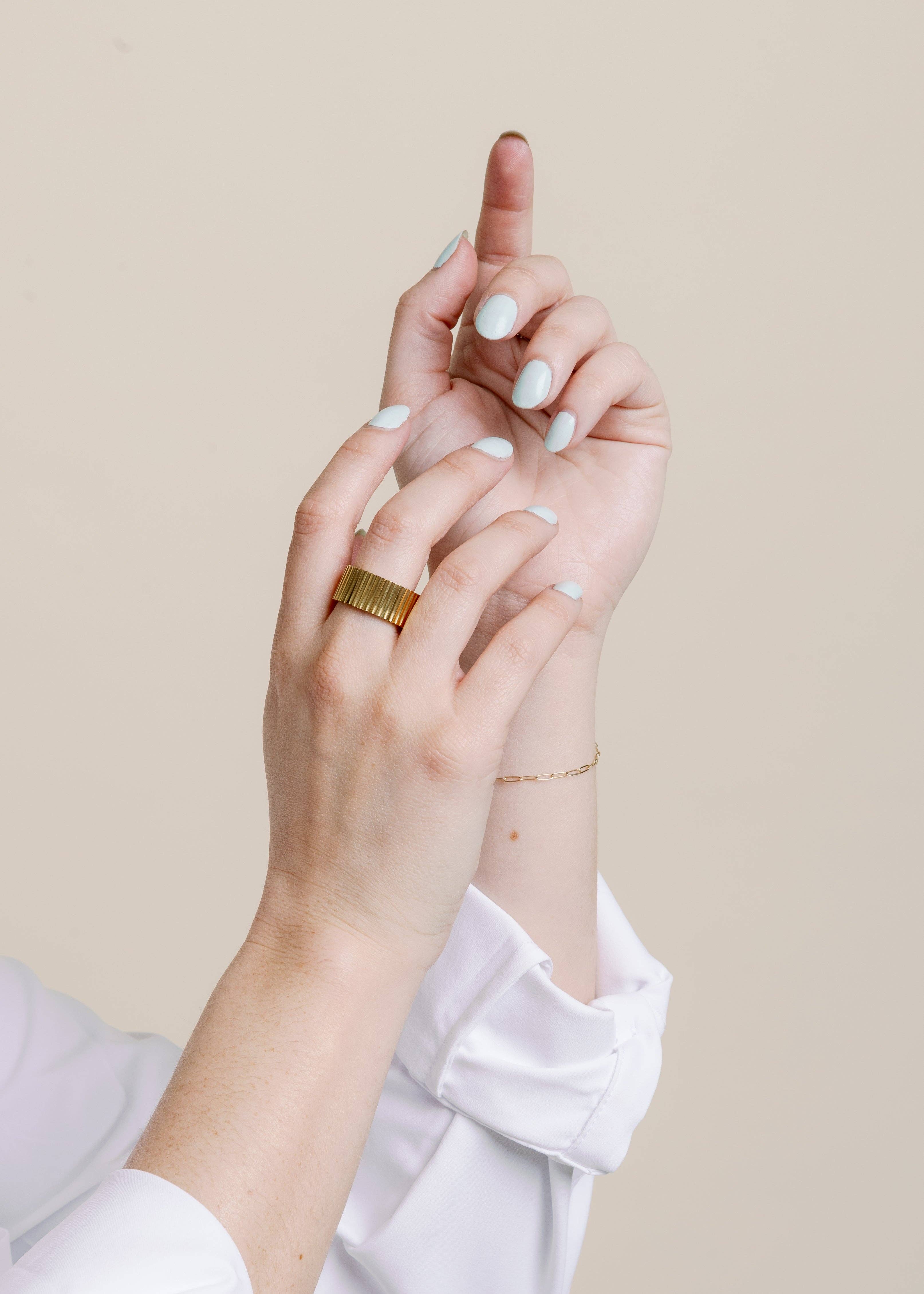 Gold Nova Ring for wholesale on Faire2