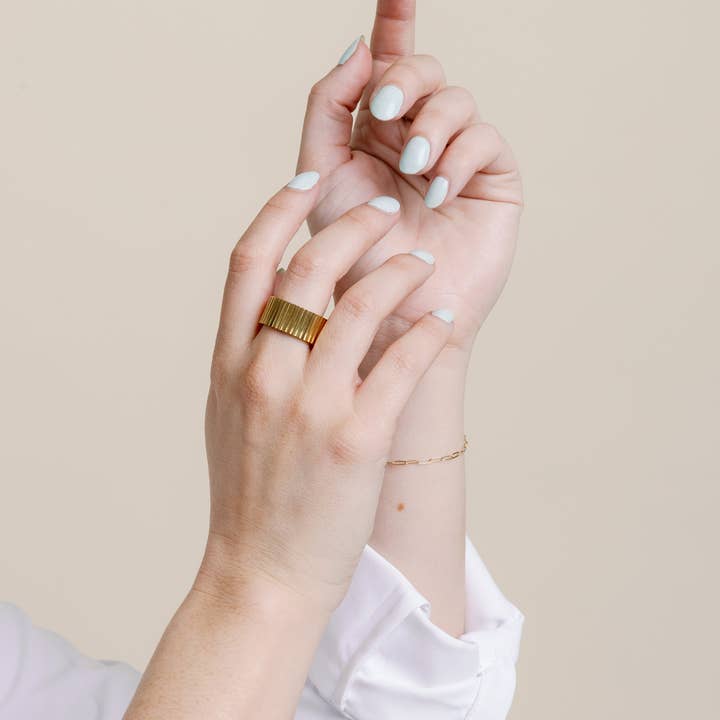 Gold Nova Ring for wholesale on Faire2