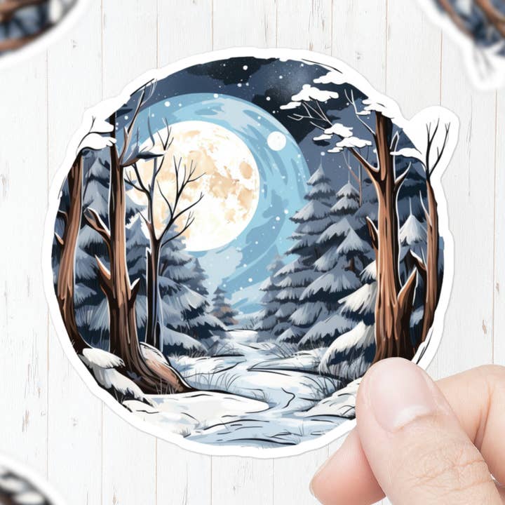 Pegatina Winter Forest para venta al por mayor de Mystical Clarity