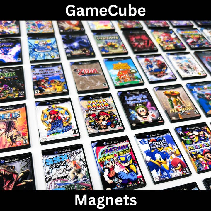 Gamecube Game Magnets (Small) for wholesale by BitsyLabs