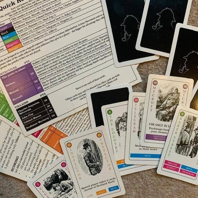 Gibsons Games Ltd – wholesale Card game – Sherlock Holmes: The Card Game1