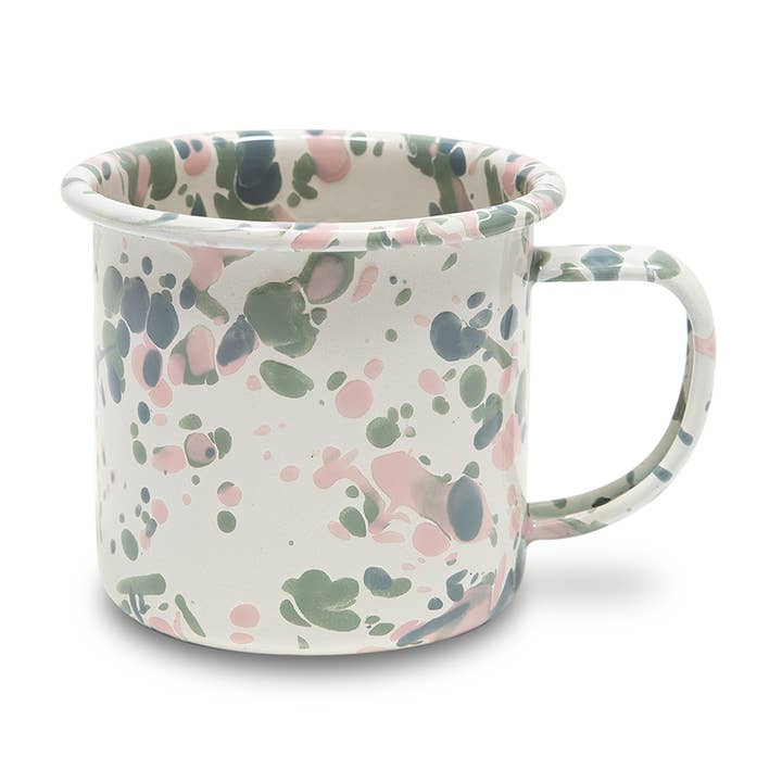 Catalina Enamelware 12 oz Mug for wholesale by Crow Canyon Home