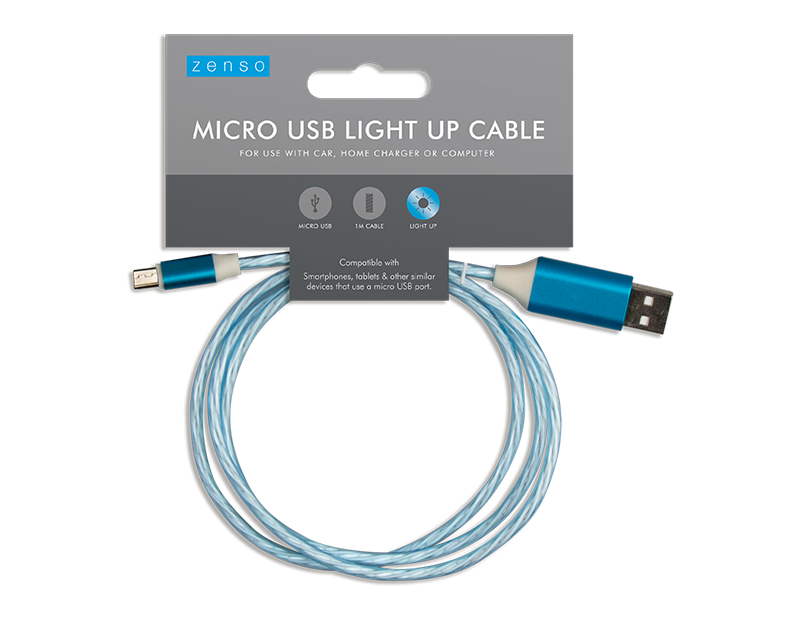 LMT-UK - Wholesale Charging Cable - Micro Light Up Charging Cable - 50561703506240