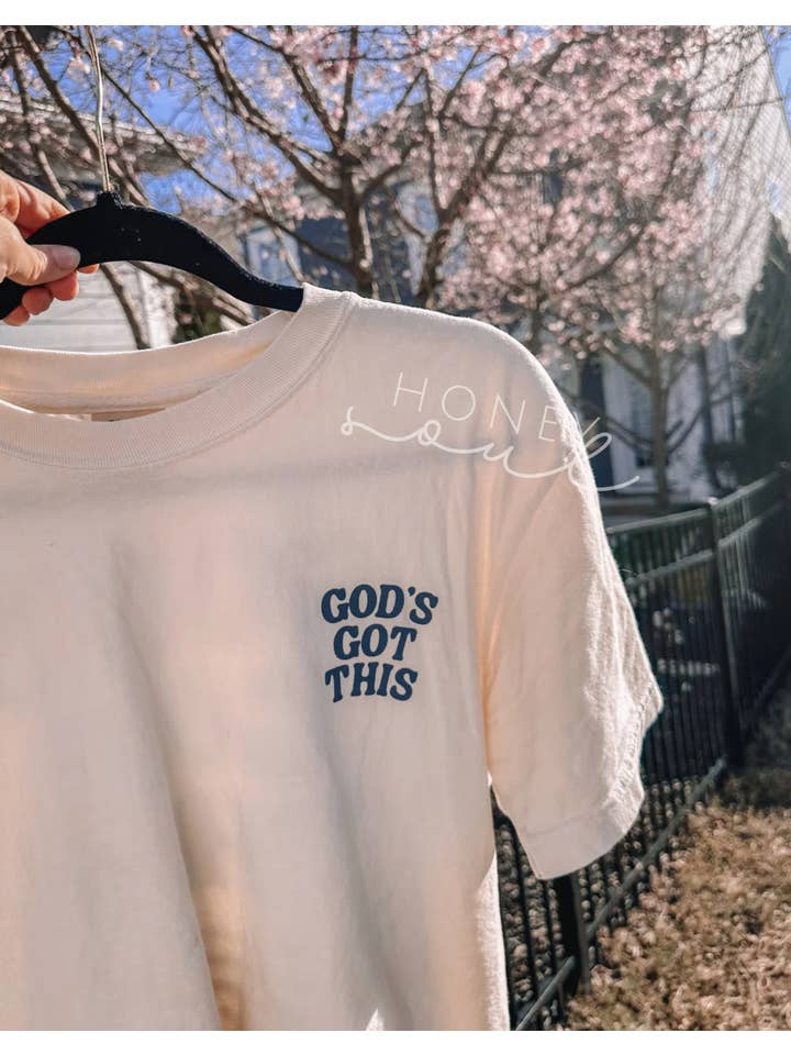Honey Soul LLC - Wholesale Screen Printed T-Shirt - Women's - God’s Got This Graphic Tee | Screen Print2