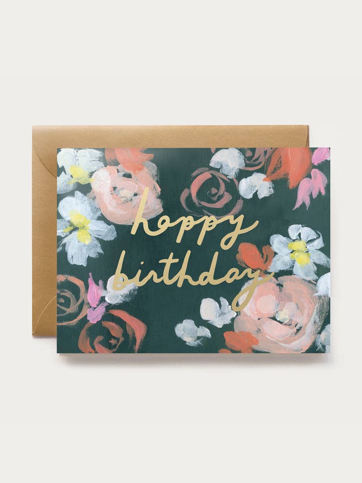 Biglietto di auguri di buon compleanno con fiori per la vendita all'ingrosso da parte di Our Heiday