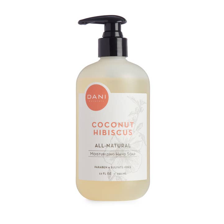 DANI Naturals - Wholesale Hand Soap/Wash - Coconut Hibiscus Hand Soap 12oz