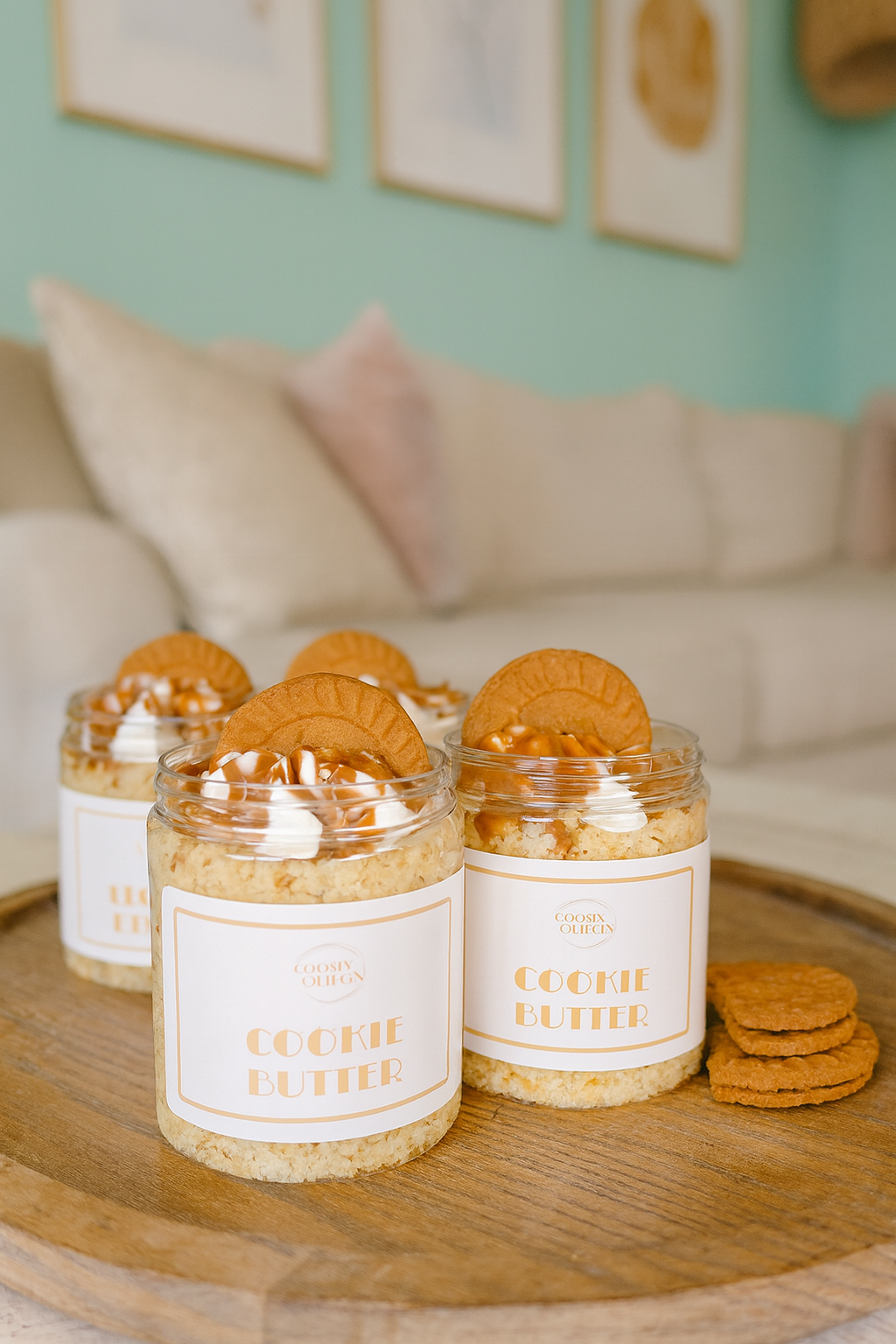 Cora’s Cakery - Wholesale Cake - Biscoff Cookie Butter Cake Jar0